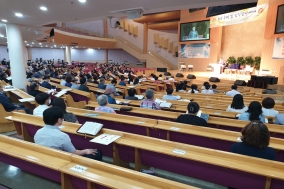 삼은대길교회, 이성규목사 원로추대, 홍석균담임목사 부임, 직분자 은퇴임직 감사예배 드려